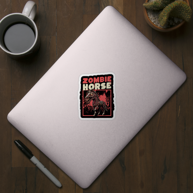 Zombie Horse funny by woormle